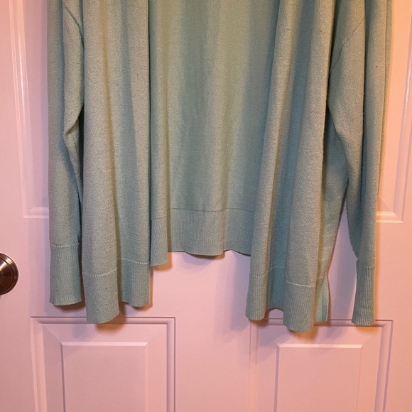 Joe Fresh Green Cardigan Sweater Relaxed Fit - Picture 2 of 6